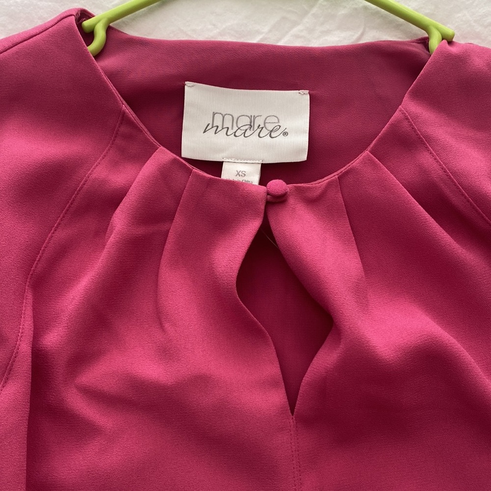 MARE MARE pink Felix Flounce Dress! Anthropologie XS - Picture 3 of 3